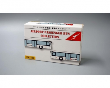 Fantasy Wings Airport Cobus Bus Set, Qantas Version, Ltd Edition 4pcs 1:400 Scale FW-AA4003