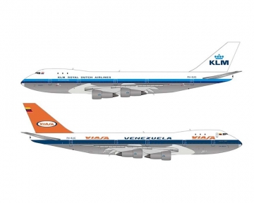KLM/Viasa Split Livery B747-200 PH-BUG 1:400 Scale Phoenix PH11681