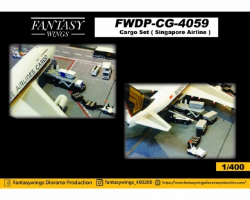 Singapore Airlines Cargo Set 1:400 Scale Fantasy Wings FWDP-CG-4059