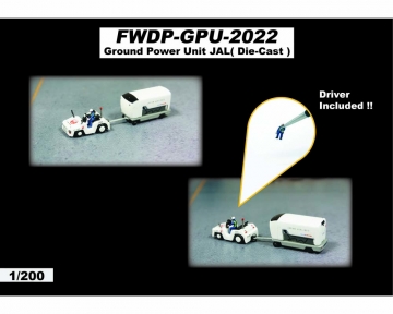 JAL Ground Power Unit Set 1:200 Scale Fantasy Wings FWDP-GPU-2022