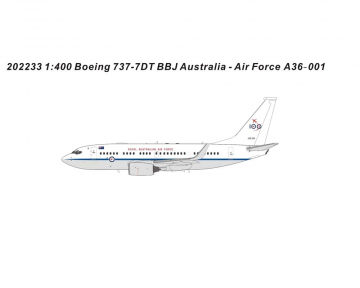 RAAF B737-700WL A36-001 1:400 Scale Panda Models PM202233