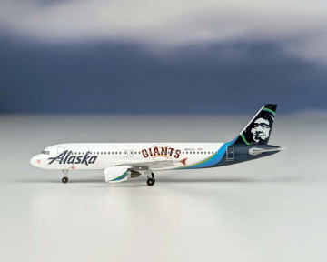 Alaska Airlines A320 N855VA 1:400 Scale Aeroclassics AC411302