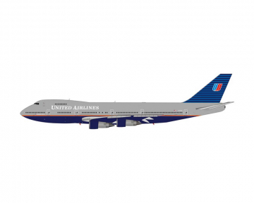 United Airlines B747-200 N161UA 1:400 Scale Phoenix PH4UAL2414
