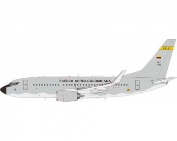 Colombia Air Force B737-700 w/stand FAC1219 1:200 Scale Inflight IF737COL1219