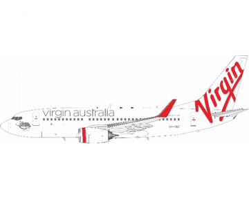 Virgin Australia B737-700 w/stand VN-VBZ 1:200 Scale JFox JF-737-7-005
