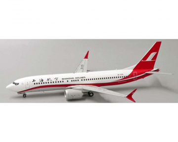 Shanghai Airlines B737 MAX8 w/stand B-1379 1:200 Scale JC Wings LH2133