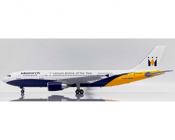Monarch A300-600R Leisure Airline of the Year, w/stand G-MONS 1:200 Scale JC Wings LH2318