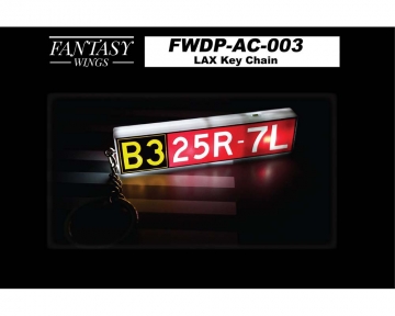 Fantasy Wings Lighted  Taxiway Sign Key Chain Los Angeles Airport FWDP-AC-003