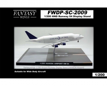 Haneda Airport Runway 04 Display Stand 1:200 Scale FWDP-SC-2009 Fantasy Wings