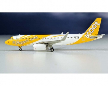 JC WINGS SCOOT A320(S) Sharklets w/Antenna 9V-TRN 1:400 Scale JC4SCO722