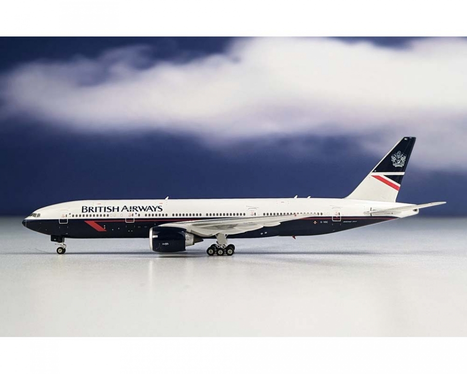 NEW 1:400 PHOENIX MODELS BRITISH AIRWAYS BOEING B 777-200 G-VIIC MODEL PH404339 