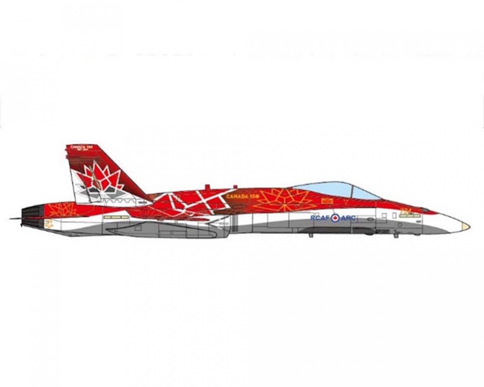 1:144 JC Wings JCW-144-F18-002 150th CF-188 Hornet Royal Canadian Air Force 