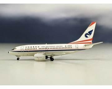 China Southwest Airlines B737-66N B-2160 1:400 Scale Panda Models PM19003
