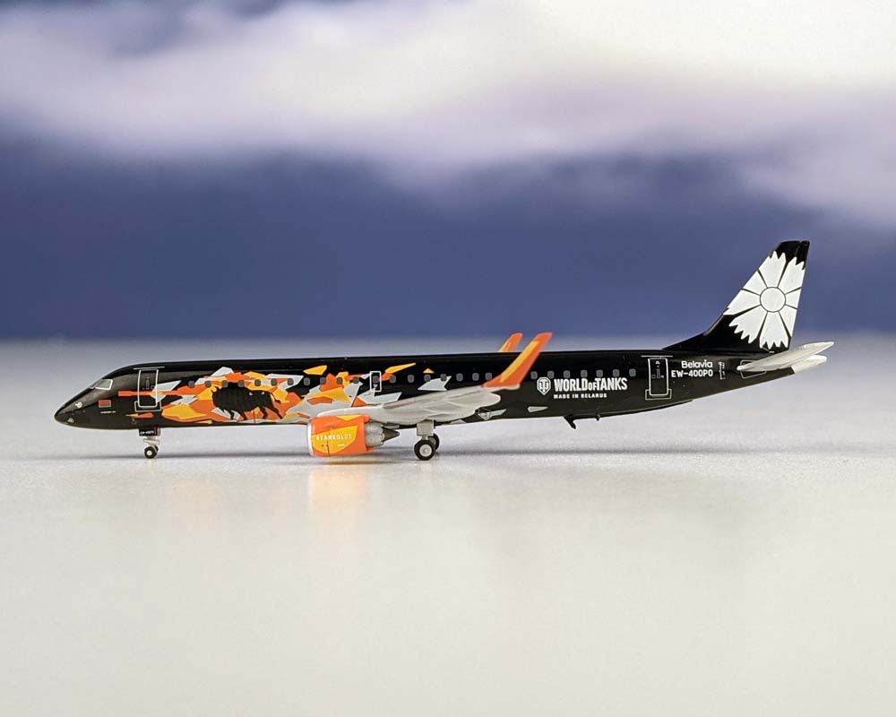 www.JetCollector.com: Belavia E-190 World of Tanks w/Antenna EW