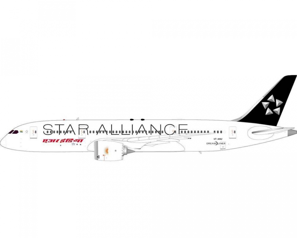 www.JetCollector.com: Air India Star Alliance B787-8 VT-ANU 1:200