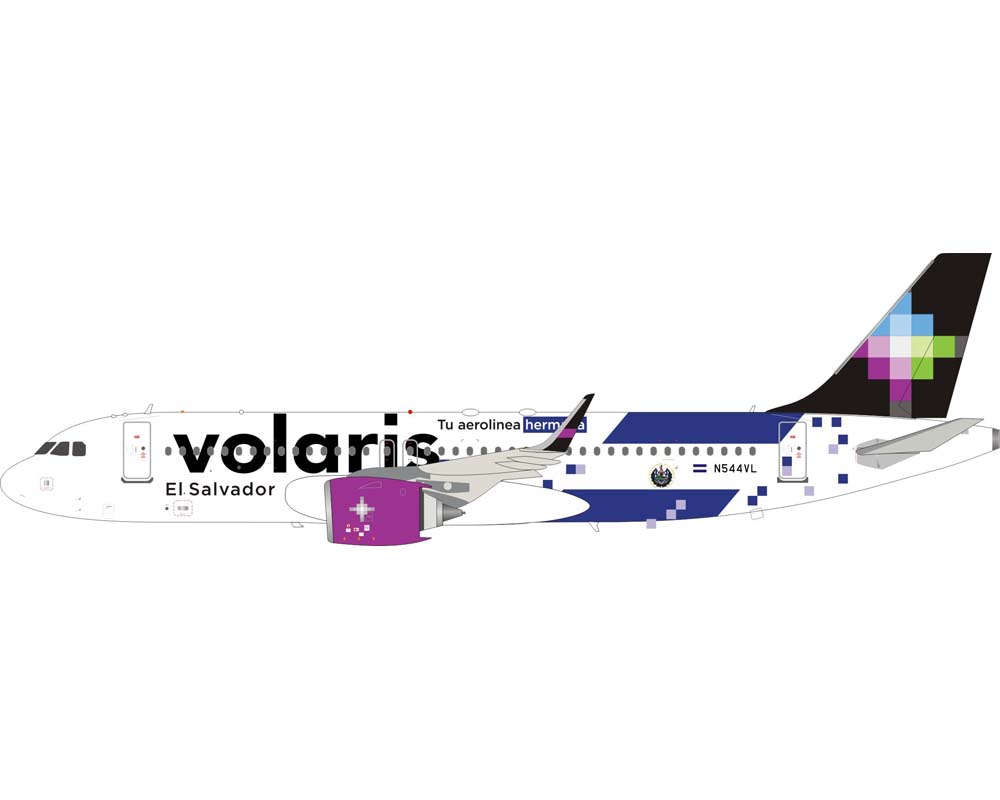 www.JetCollector.com: Volaris El Salvador A320 w/stand N544VL 1