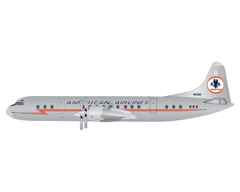 www.JetCollector.com: American Airlines L-188 Electra Astrojet