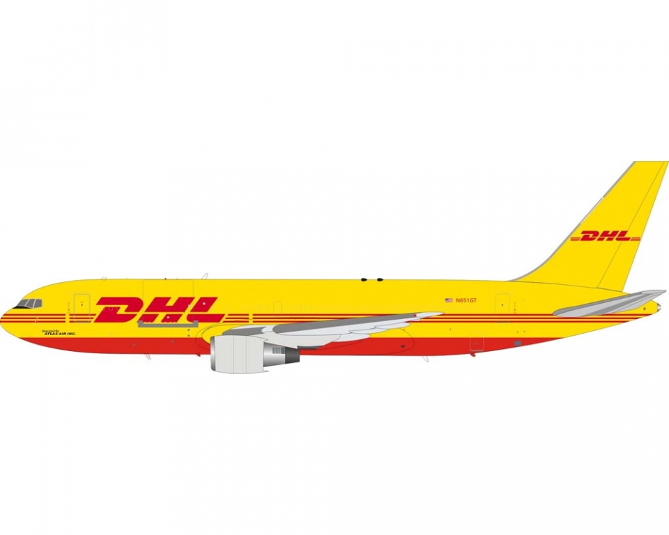 www.JetCollector.com: DHL B767-200 (Atlas Air) w/stand N651GT 1