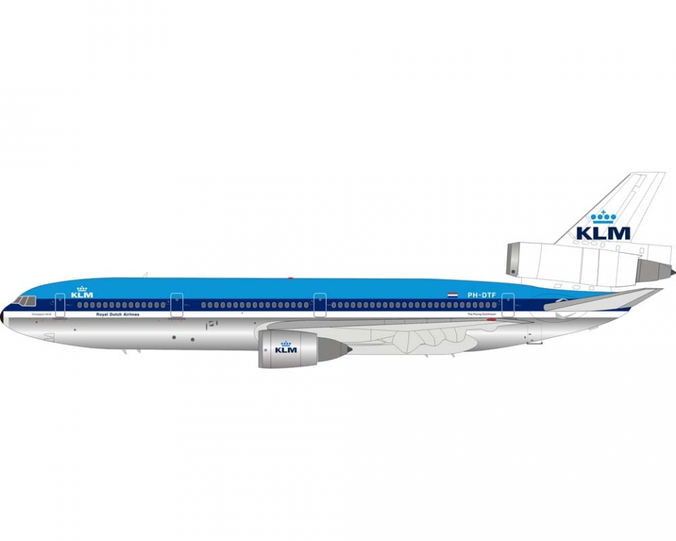 www.JetCollector.com: KLM DC-10-30 Polished, w/stand PH-DTF 1:200