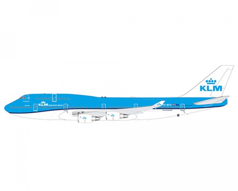 www.JetCollector.com: KLM B747-400M PH-BFY 1:200 Scale JC Wings