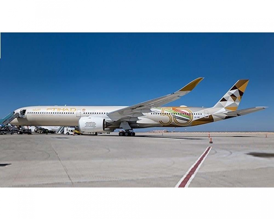 www.JetCollector.com: Etihad A350-1000 Year of the 50th A6-XWB 1
