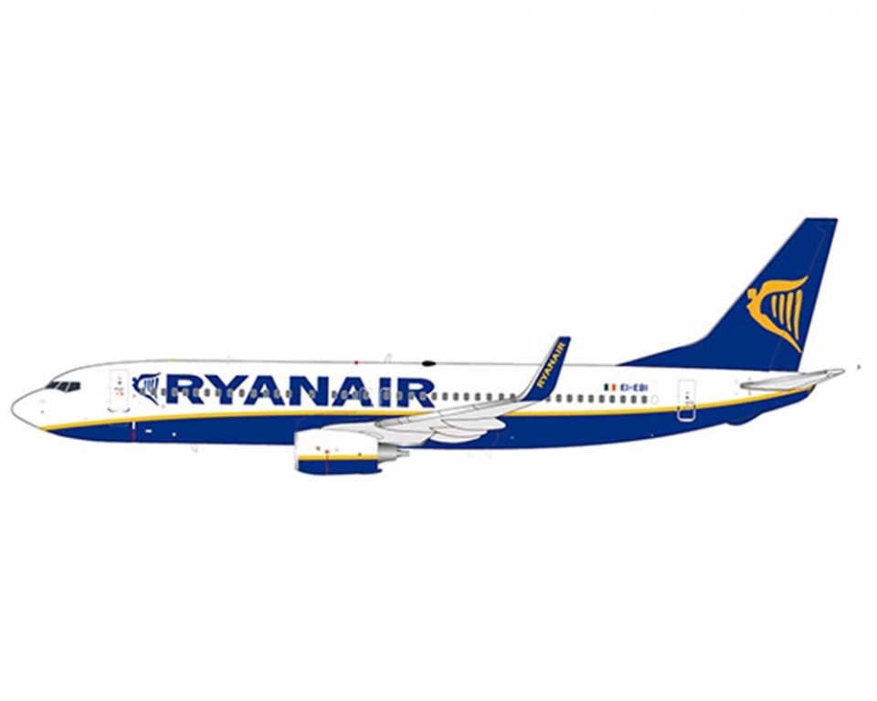 www.JetCollector.com: Ryanair B737-800 EI-EBI 1:400 Scale JC Wings