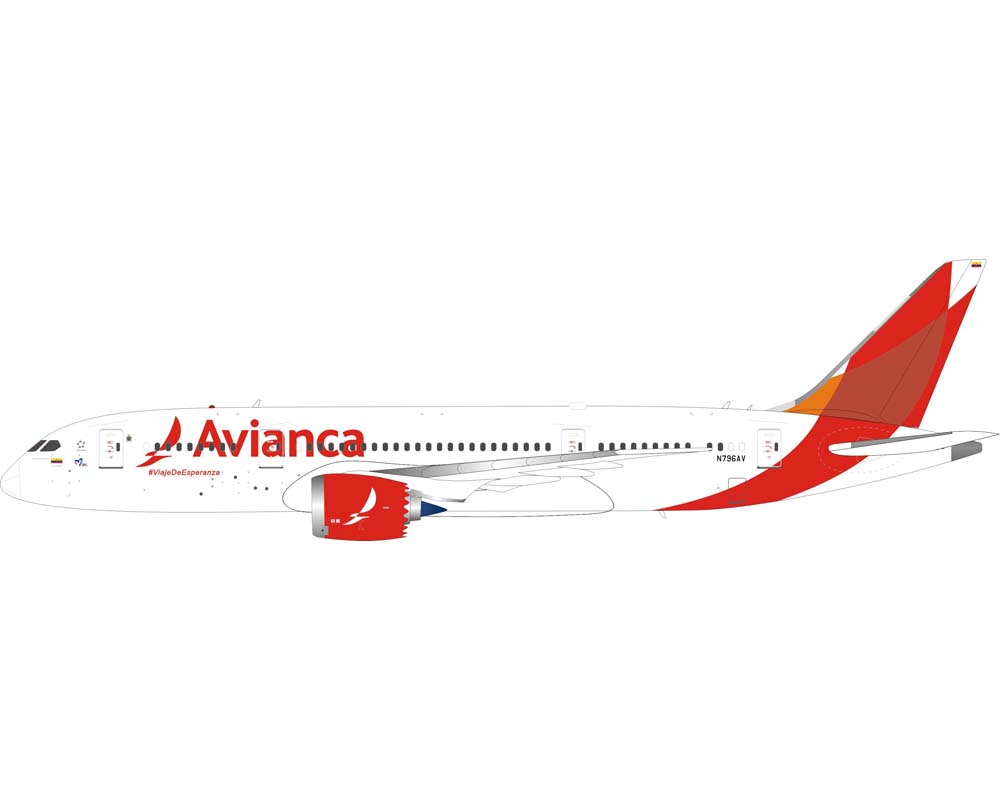 www.JetCollector.com: Avianca B787-8 w/stand N796AV 1:200 Scale