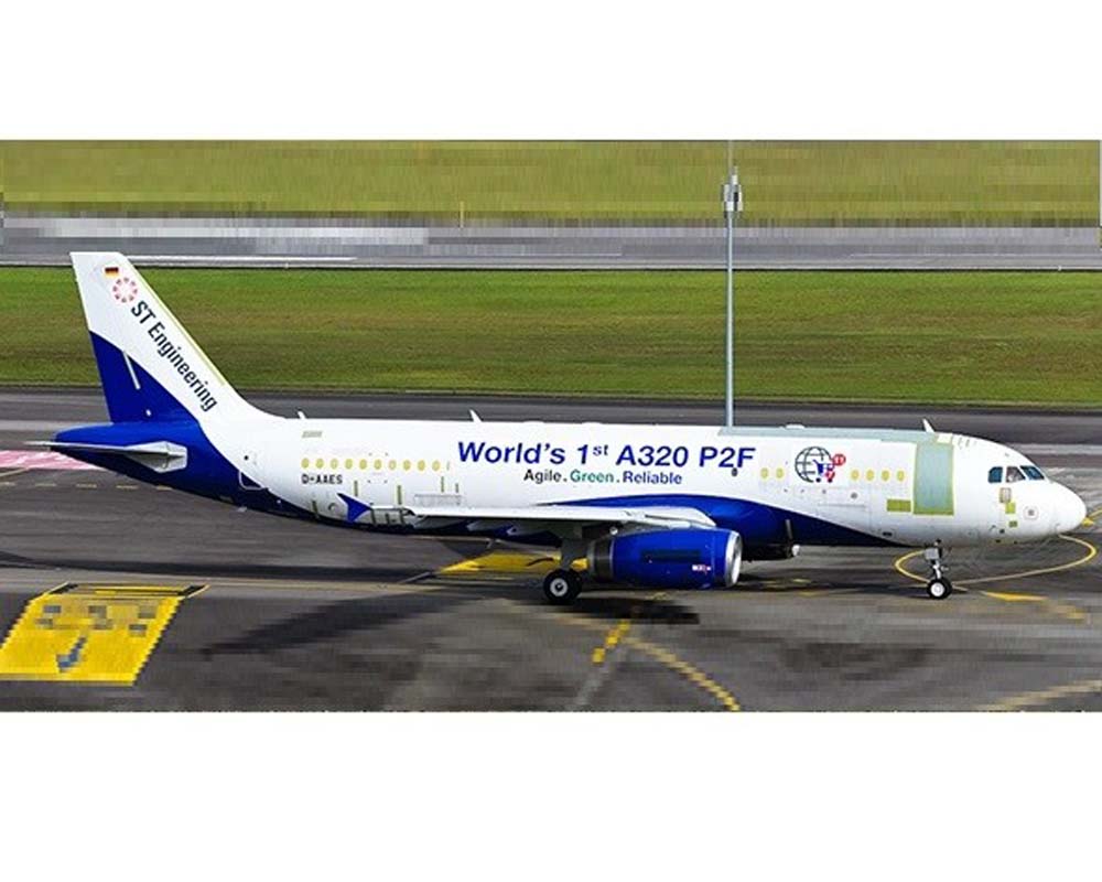 Airbus A320P2F "World's 1st A320P2F" D-AAES 1:200 Scale JC Wings LH2AIR338