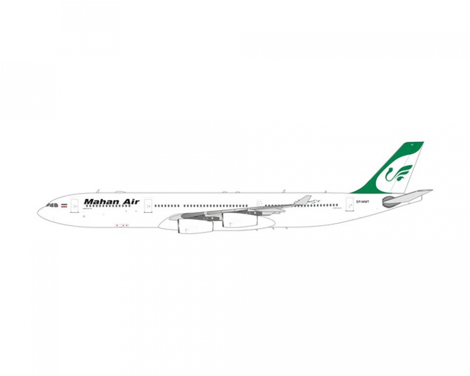 Mahan Air A340-300 EP-MMT (1:400)