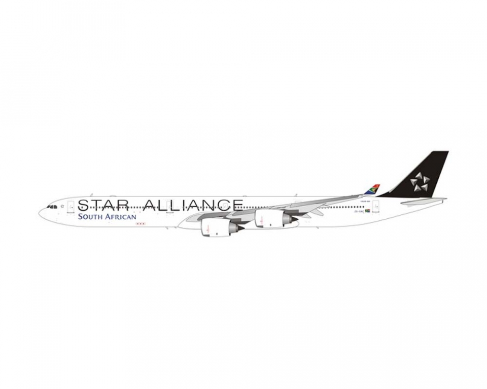South African Airways A340-600 ZS-SNC "Star Alliance" (1:400)