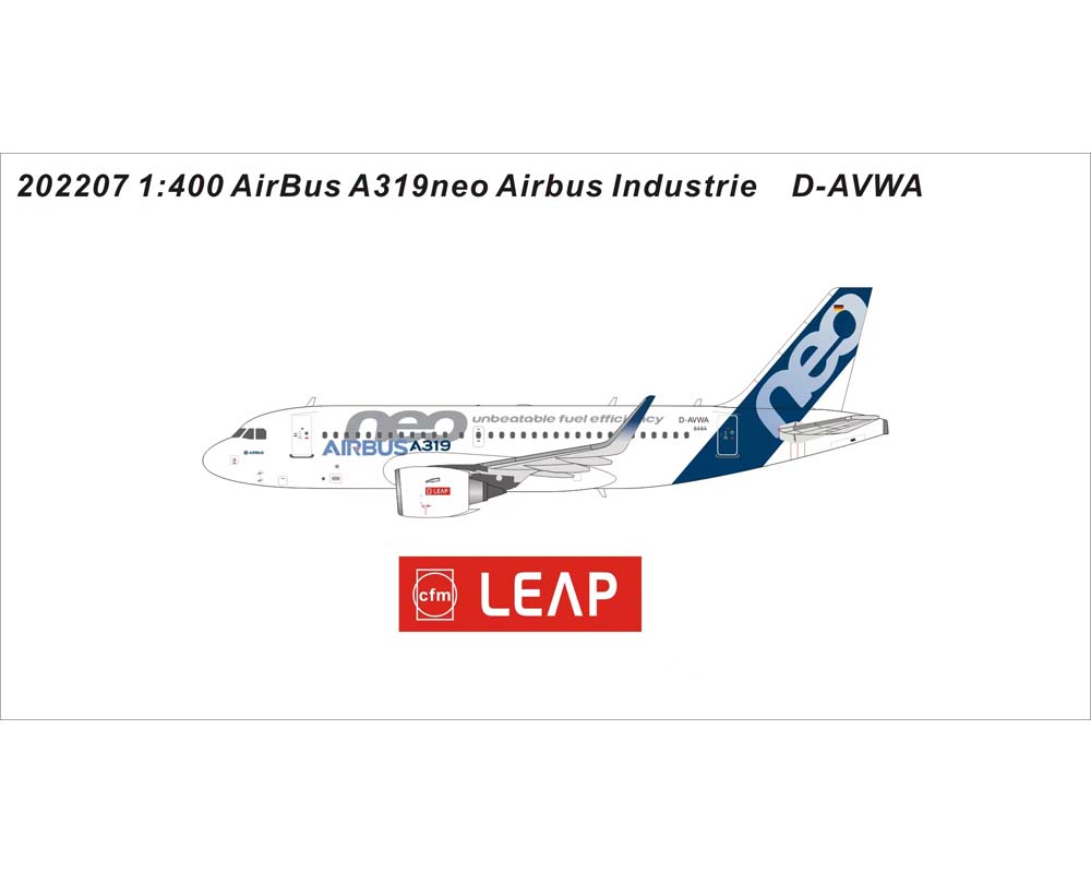 www.JetCollector.com: Airbus House Colors A319neo w/Leap Engines D