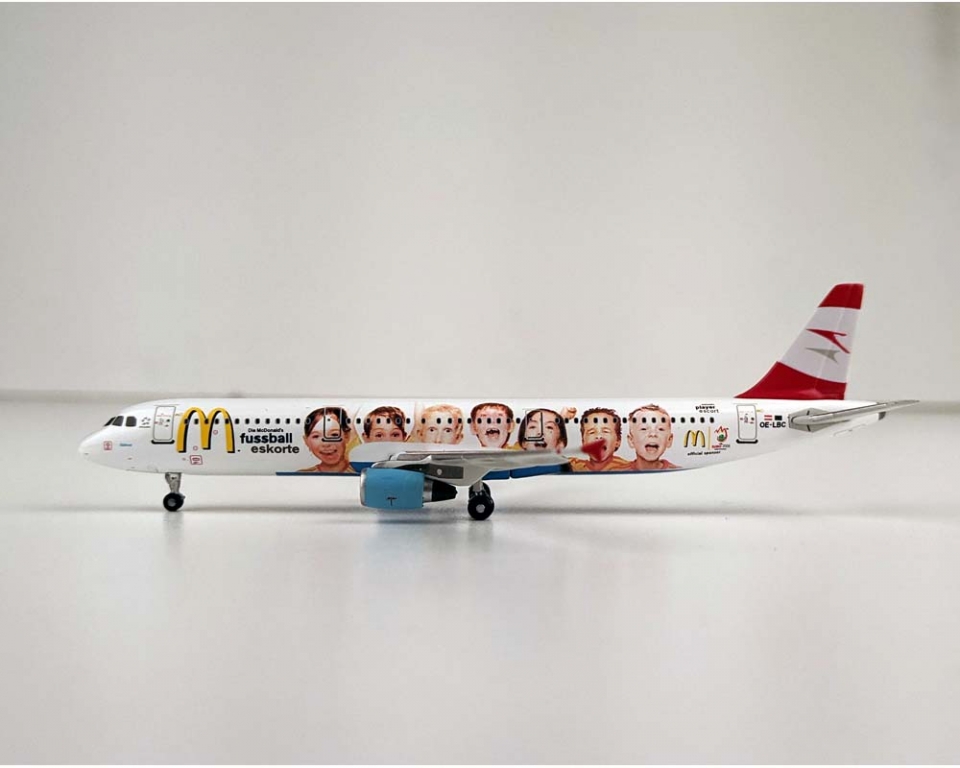 www.JetCollector.com: Austrian 'McDonalds' A321 OE-LBC 1:400 Scale