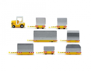 Cargo Container Vehicles "New Design" 1:200 HERPA HE557825