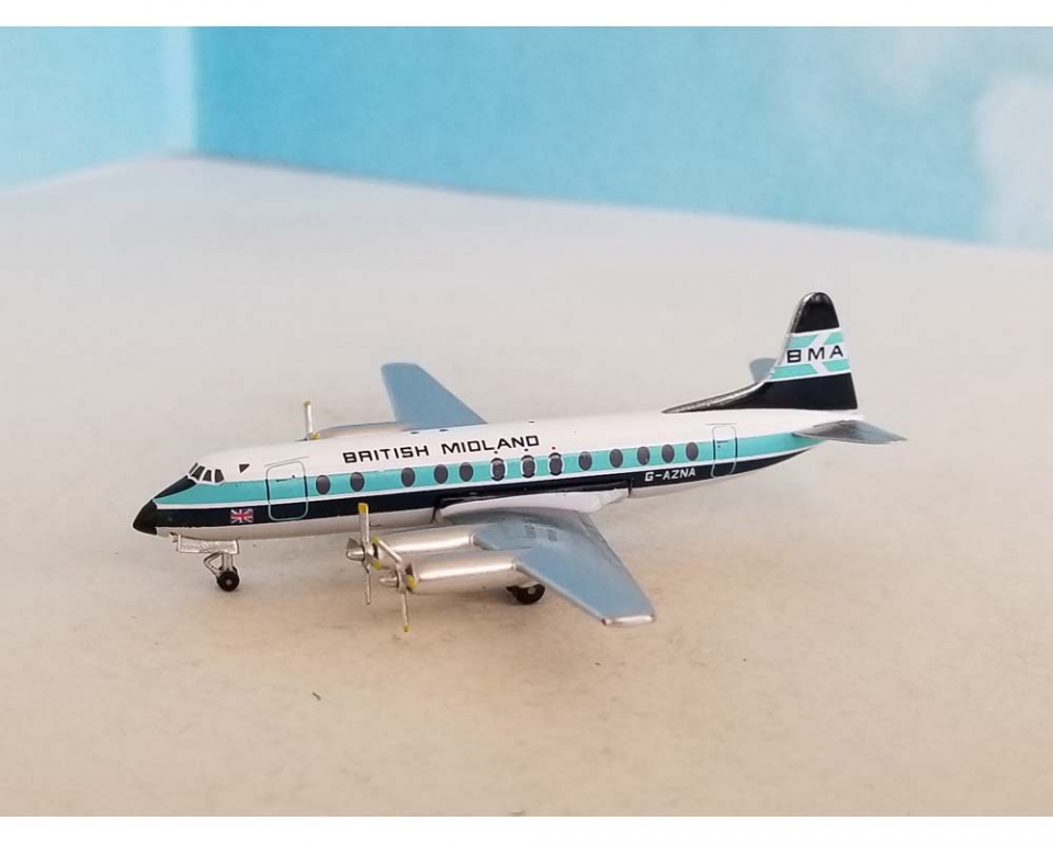 www.JetCollector.com: British Midland Viscount 800 G-AZNA 1:400