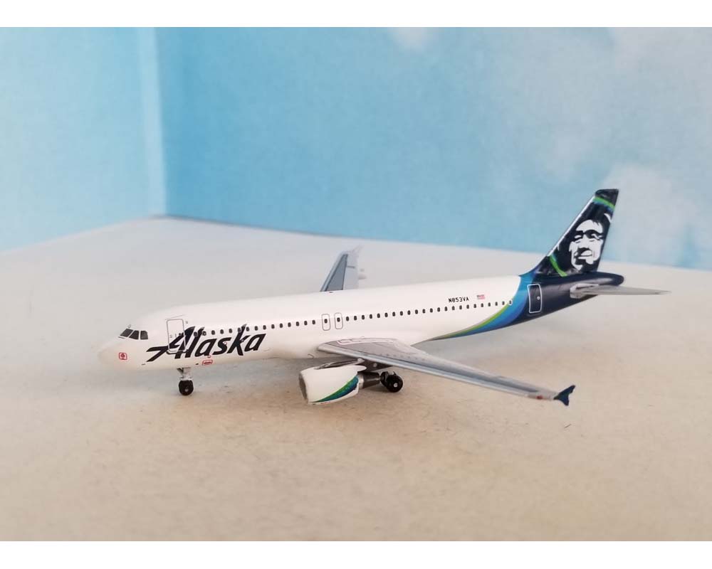 www.JetCollector.com: Alaska Airlines A320 N853VA 1:400 Scale