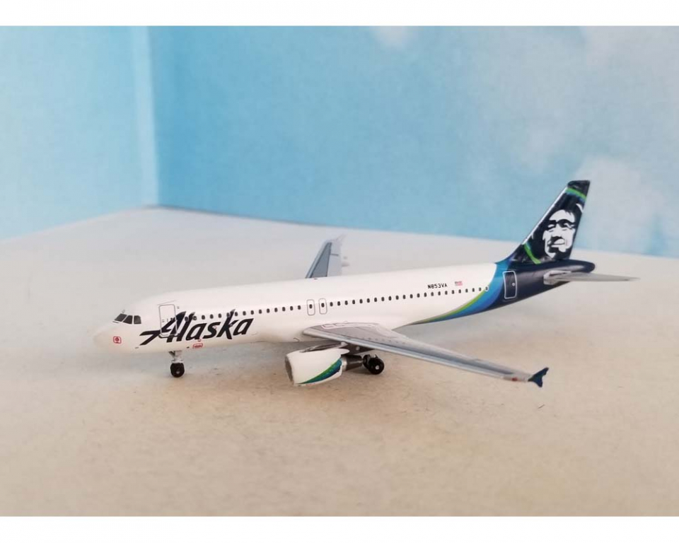 www.JetCollector.com: Alaska Airlines A320 N853VA 1:400 Scale