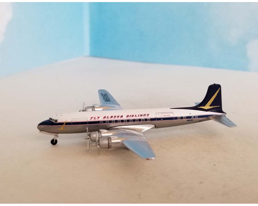 www.JetCollector.com: Alaska Airlines DC-6 N6119C 1:400 Scale