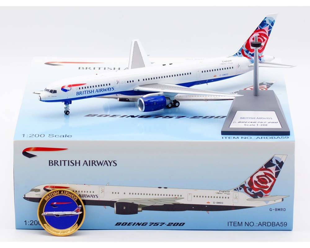 www.JetCollector.com: British Airways B757-200 Chelsea Rose w/stand and ...