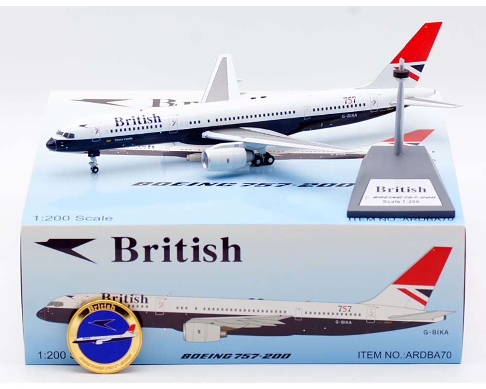 www.JetCollector.com: British Airways B757-200 w/stand and coin G-BIKA ...