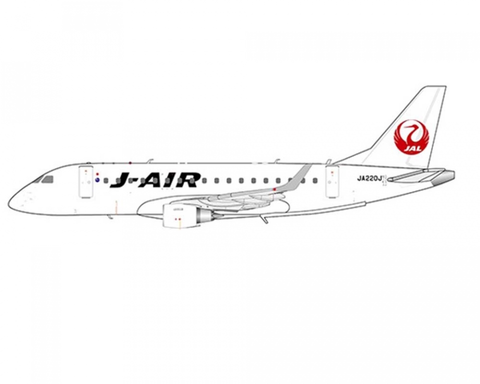 J-Air E170 JA220J 1:200 Scale JC Wings EW2170001