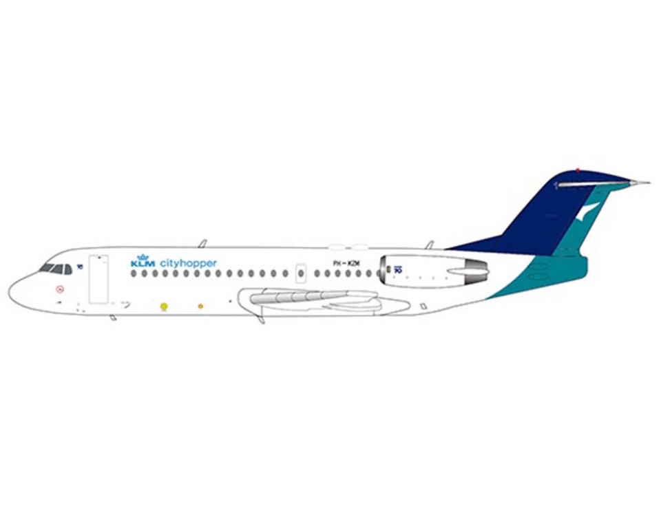 www.JetCollector.com: KLM F70 Silkair livery PH-KZM 1:400 Scale JC