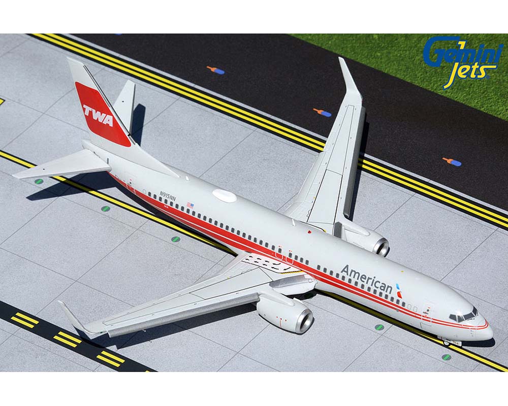 www.JetCollector.com: American Airlines B737-800 TWA Heritage