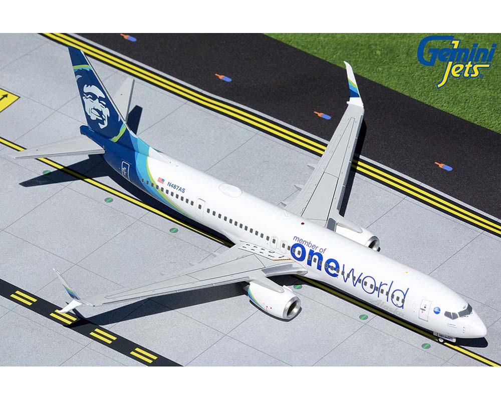 www.JetCollector.com: Alaska One World B737-900ER N487AS 1:200