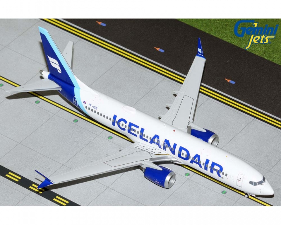 www.JetCollector.com: Icelandair B737 MAX8 new blue livery TF-ICE