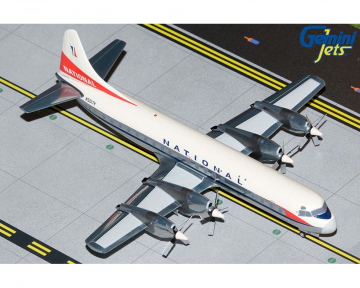 National Airlines L188 Electra polished belly N5017K 1:200 Scale Geminijets G2NAL1030