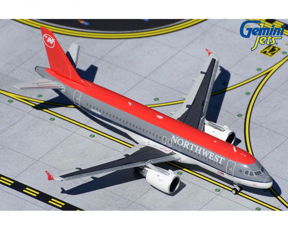www.JetCollector.com: Northwest A320 N365NW 1:400 GeminiJets GJNWA371