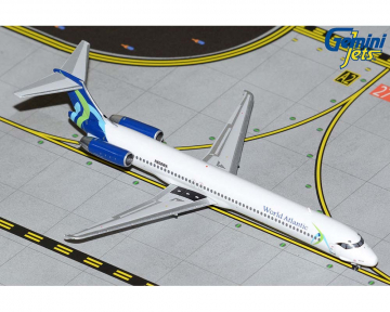 World Atlantic Airways MD83 N808WA 1:400 Scale Geminijets GJWST2007
