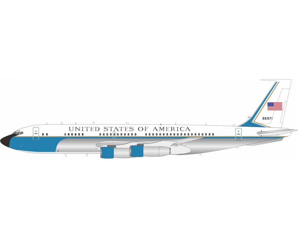 www.JetCollector.com: USAF VC-137A w/stand 58-6971 1:200 Scale