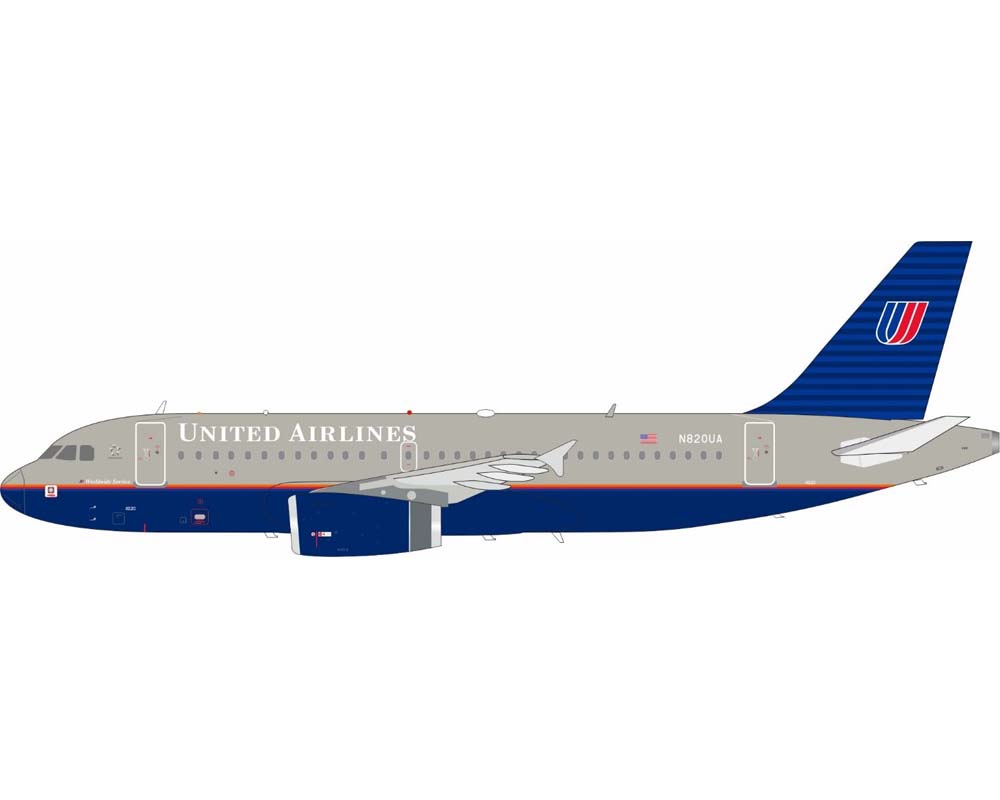 www.JetCollector.com: United Airlines A319 w/stand N820UA 1:200