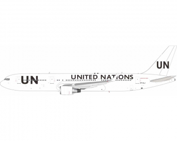 United Nations B767-300 w/stand ET-ALJ 1:200 Scale Inflight IF763-UN-ALJ